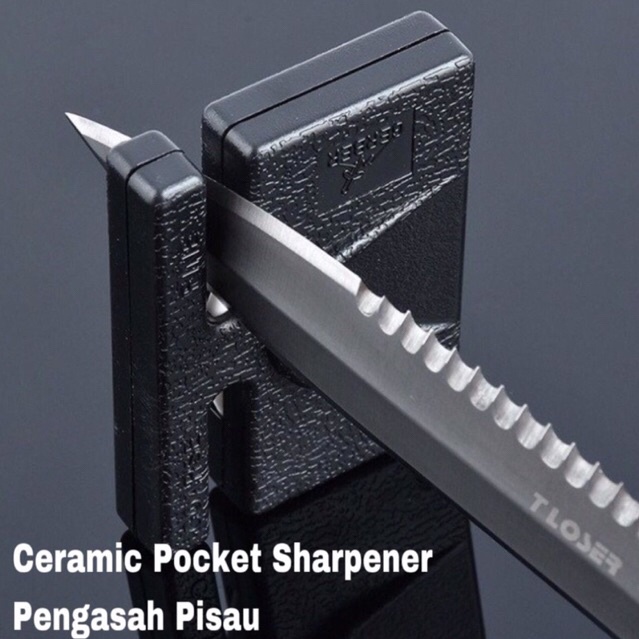 UM1 GERBER Pengasah Pisau Mini Portable Pocket Knife Shaener - GLKS / Asahan Pisau Dapur