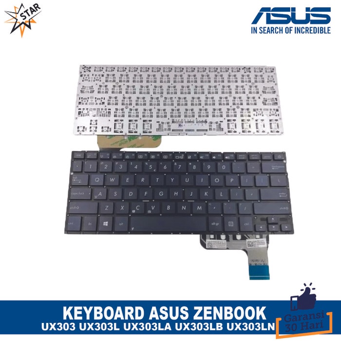 KEYBOARD ASUS ZENBOOK UX303 UX303L UX303LA UX303LB UX303LN