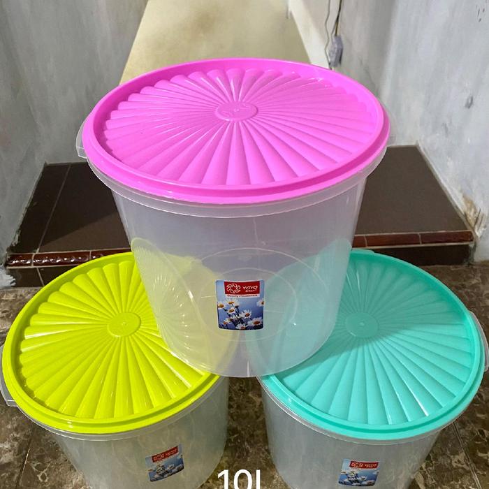 siapkirim- (3 PCS)Toples Kerupuk 5 liter Dan 10 Liter Murah Bisa COD