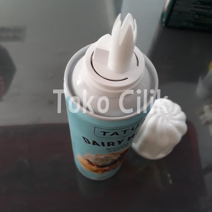 ada- aerosol/whip/cream/dairy/spray/250gr/tatua/dekor/topping/makan/minuman