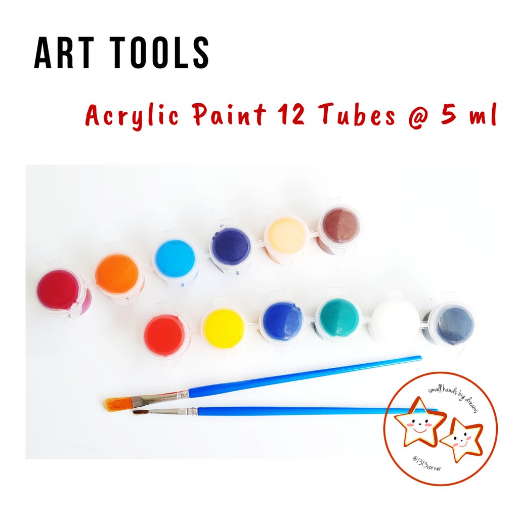 

IK! Cat Akrilik 12 Warna Dalam Pot 5ml