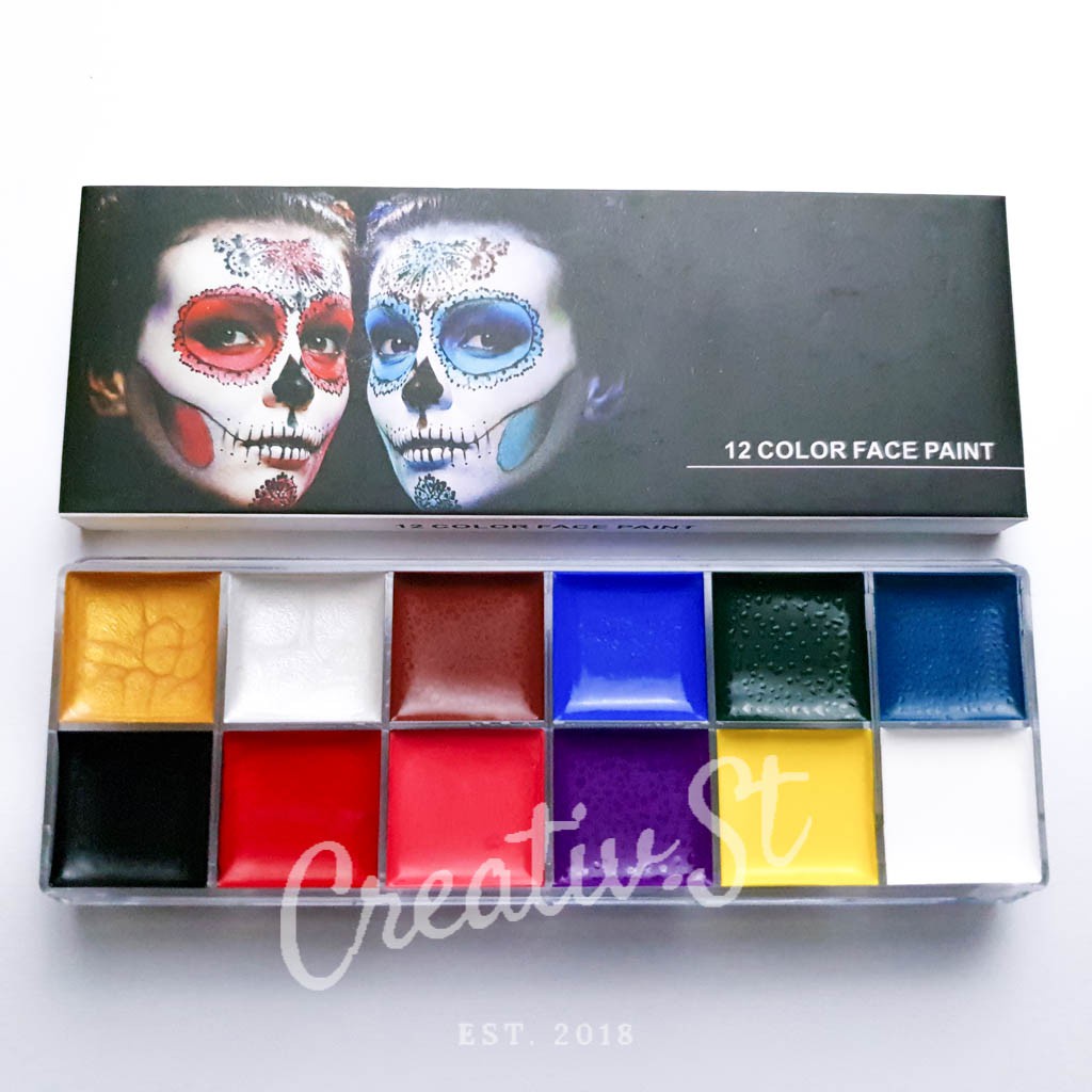 

IK! V-TEC Cat Face Painting 12 Warna 1912 Cat Muka Cat Wajah