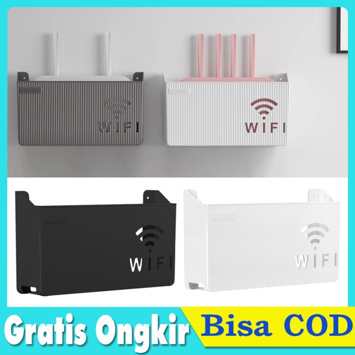 siapkirim- Kotak Penyimpan Router Wifi / Rak Wifi Dinding / Tempat Router Wifi
