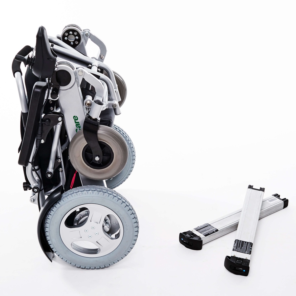 New With batteries portable lightweight folding electric wheel chair foldable