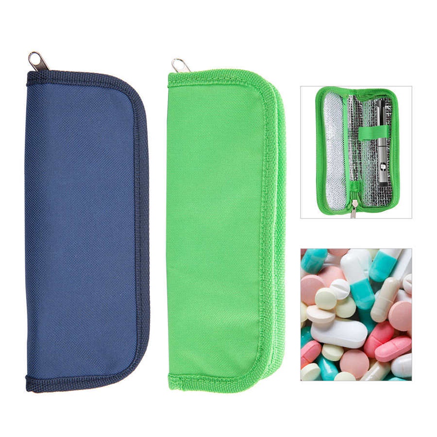 New 1Pc Portable Diabetic Insulin Cooler Bag Protector Pill Refrigerated Ice Box  Travel Case Insula