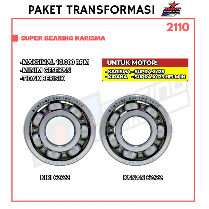 BRT Super Bearing Honda Karisma