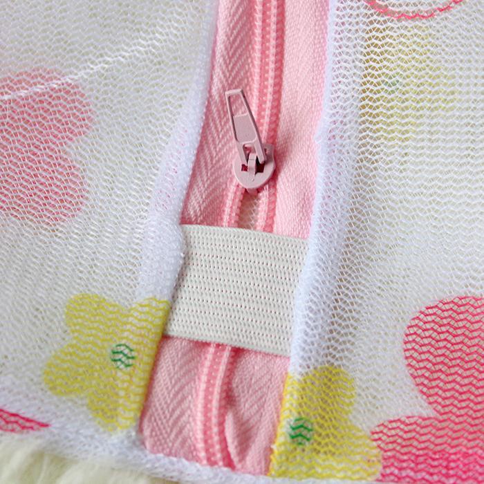 MURAH.. LAUNDRY BAG/JARING BAJU MESIN CUCI BAJU BAYI HALUS UK 30X40 CM FLORAL