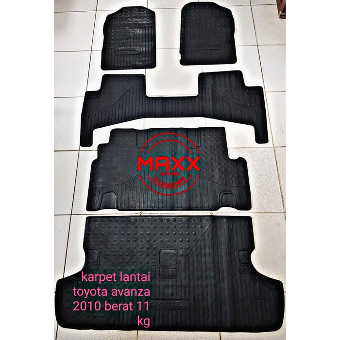 Karpet Karet-Karpet Mobil Toyota Avanza 2010 Dtbb Full Set