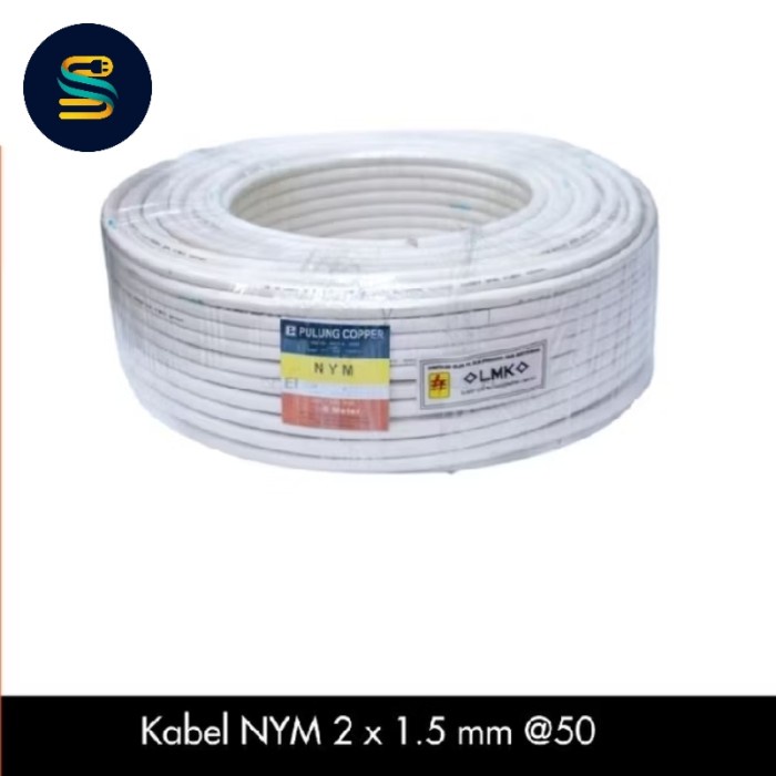 Kabel Nym 2X1,5 / 2X1.5 Pulung 50 Meter