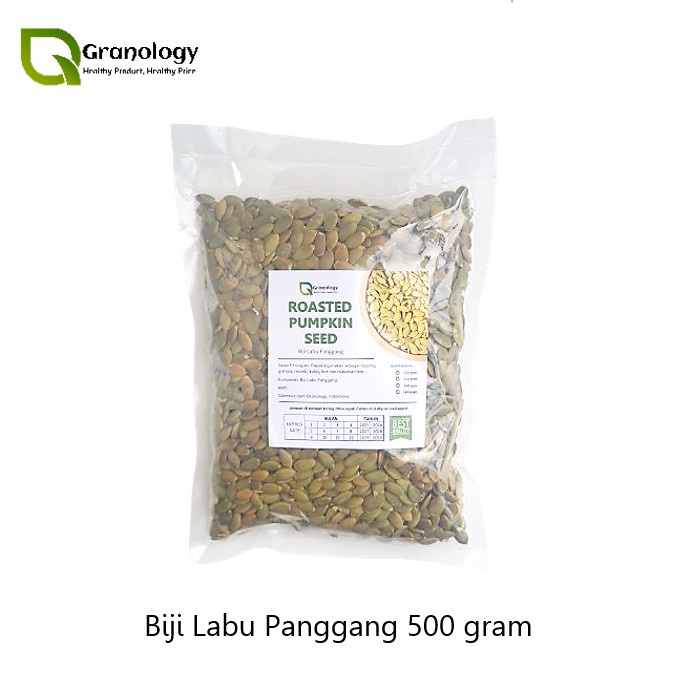 

Biji Labu Oven / Roasted pumpkin Seed (500 gram) by Granology