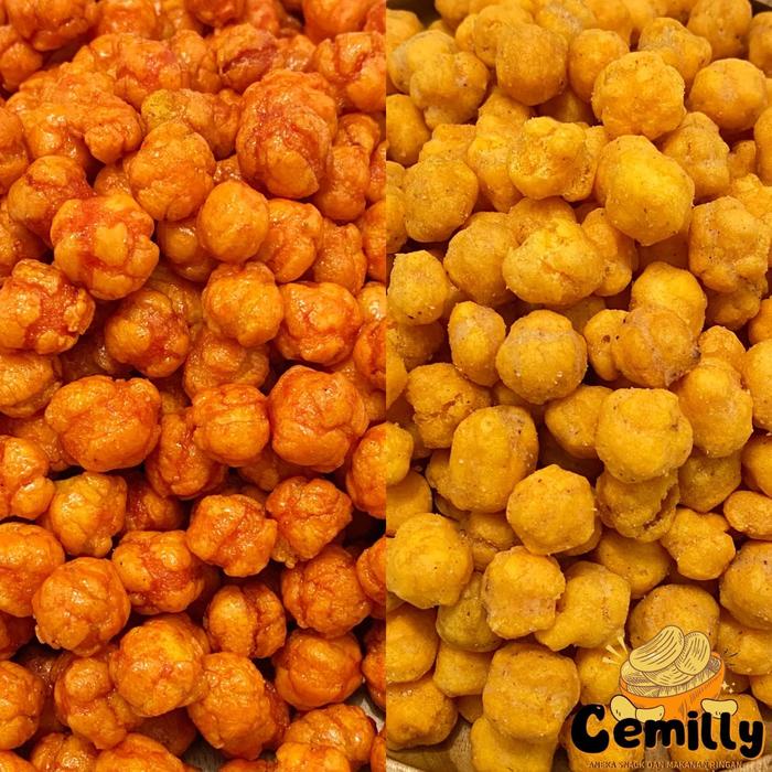 

[CEMILLY] 1Kg/500gr Pilus Arab Ori/Pedas Cemilan Snack Kiloan