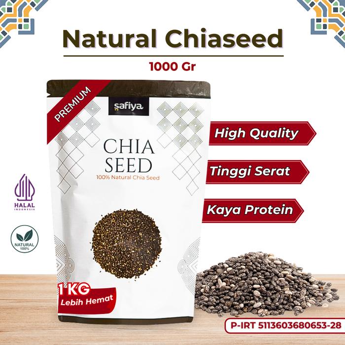 

Chia Seed 1 Kg Organik Meksiko Black Chiaseed