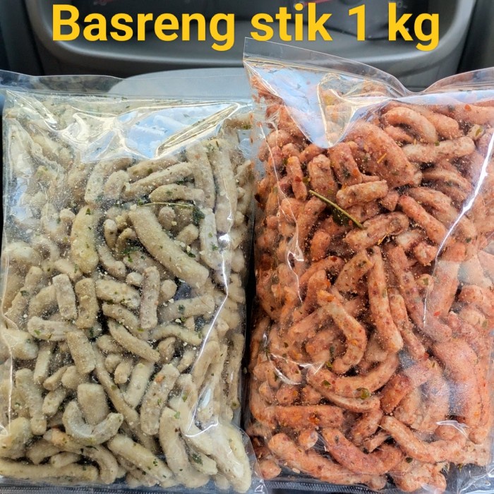 

Basreng stik daun jeruk 1 kg /baso goreng kriuk, enak, gurih