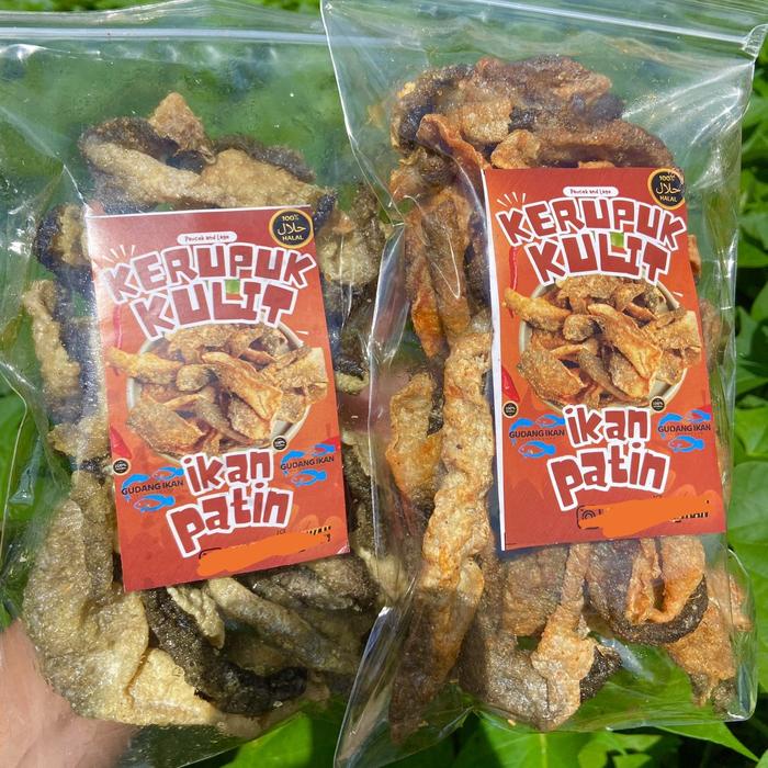 

Kerupuk Kulit Ikan Patin paket ekonomis 2 rasa balado dan original