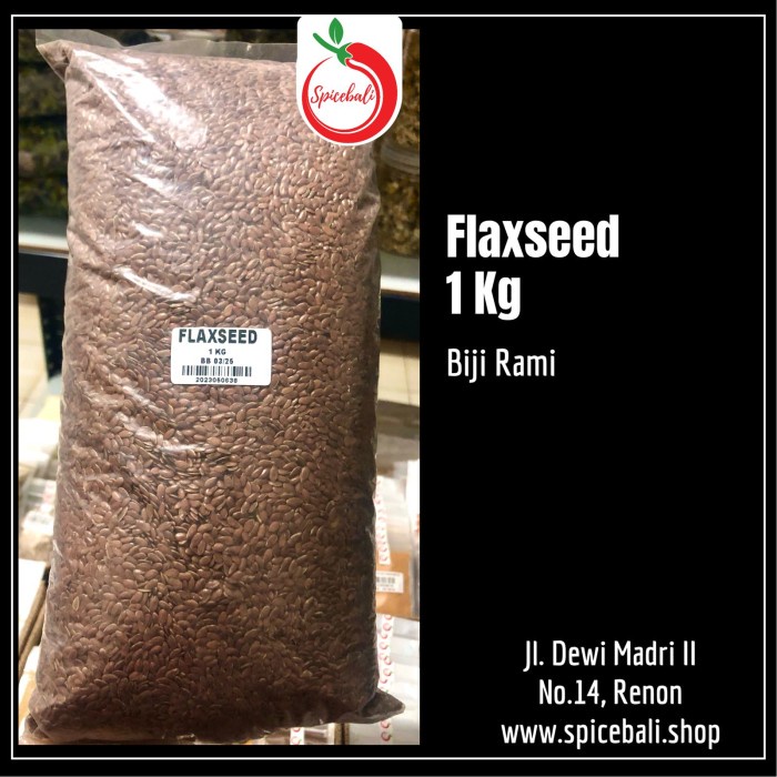 

1 Kg Flaxseed / Biji Rami 1 Kg 1000 gr