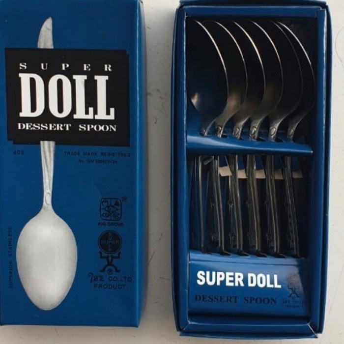 silahkan- SENDOK - SENDOK MAKAN SUPER DOLL - SENDOK MAKAN STAINLESS DOLL
