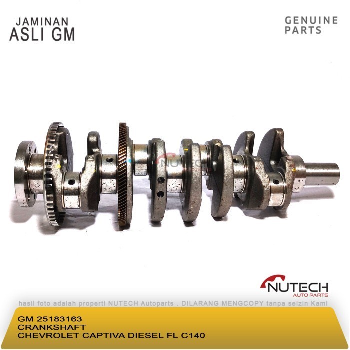 CRANKSHAFT CAPTIVA DIESEL FL KRUK AS CAPTIVA DIESEL FL C140 ORI GM