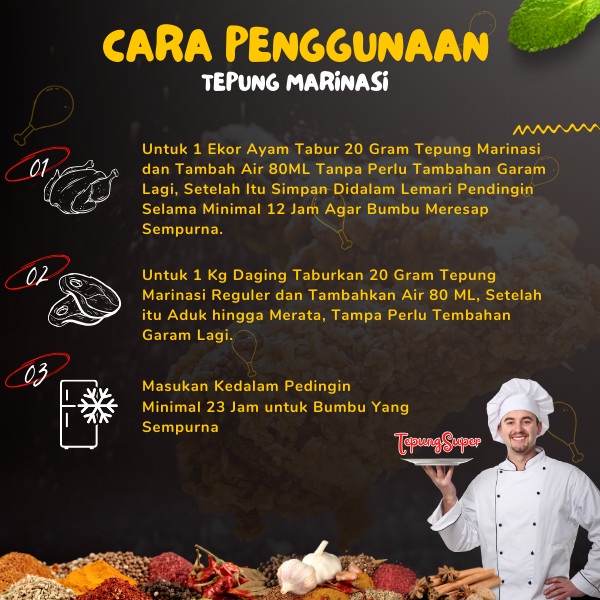 

TERLARIS! Marinasi/CRN 180 /Tepung Super/Marinasi Original Lebih Gurih Meresap