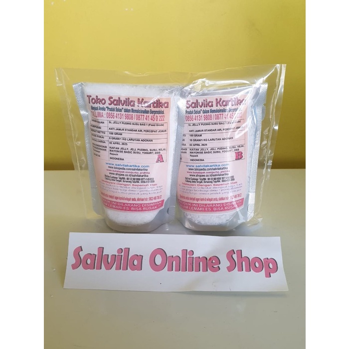 

TERLARIS! SL PENGAWET JELLY JELI PUDING AGAR- AGAR BASIC SUSU MAYONISE CINCAU