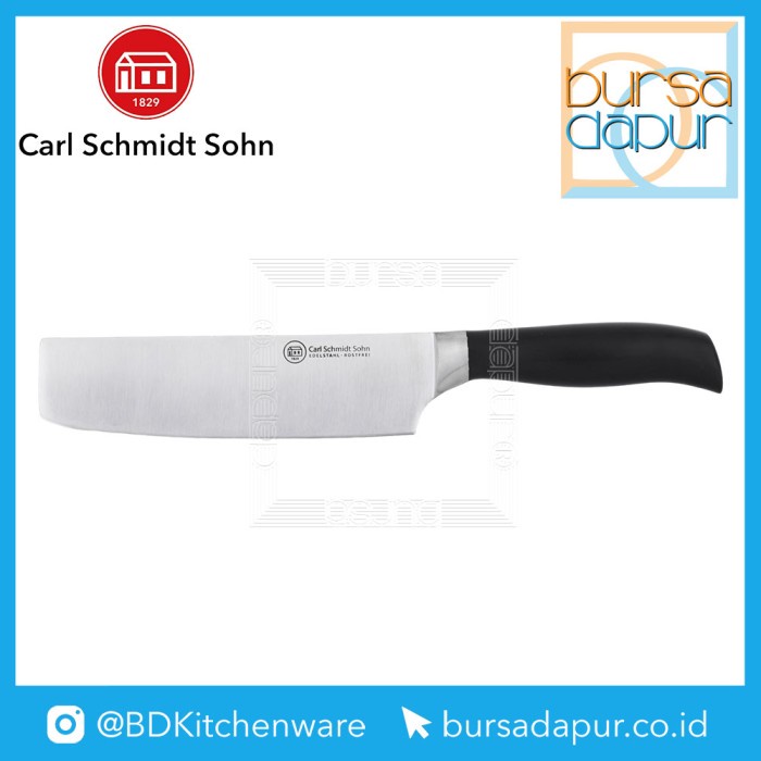 BELANJA CARL SCHMIDT SOHN VELDEN MINI CHOPPER 16,5 CM / PISAU DAPUR GAGANG HITAM BMN