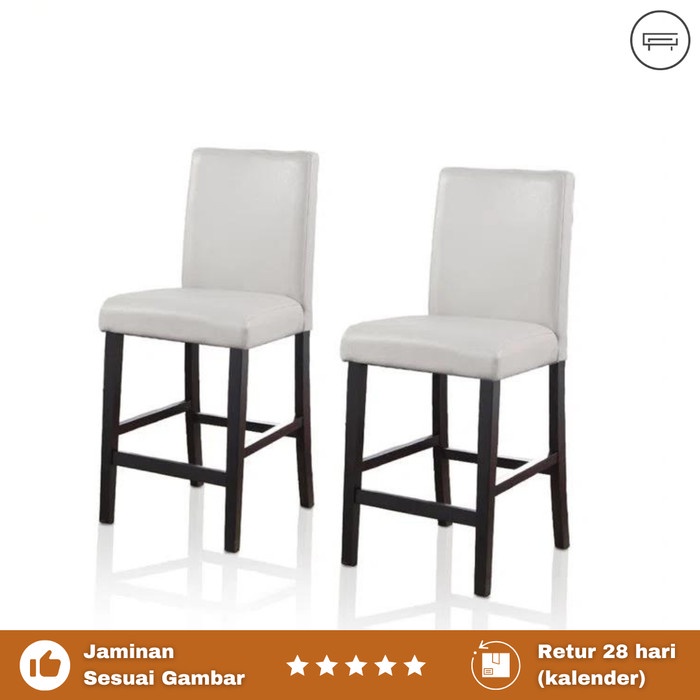 Kursi Bar Kayu - Kursi Bar Besi - Kursi Bar Jok Modern Minimalis - Kayu
