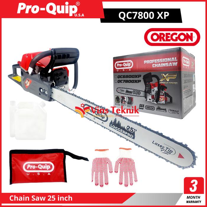 Gergaji Kayu Pohon Chainsaw Chain Saw 25Inch Proquip Qc7800Xp Qc 7800