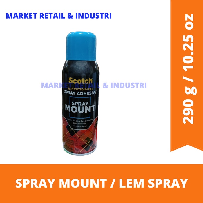 

3M SPRAY MOUNT ADHESIVE LEM SPRAY SCOTCH 6065 ORIGINAL