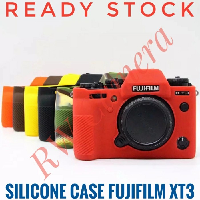 SILICONE CASE FUJIFILM XT3 XT2 SARUNG KARET SILICON SILIKON FUJI X-T3 SOFT POUCH ARMOR SKIN