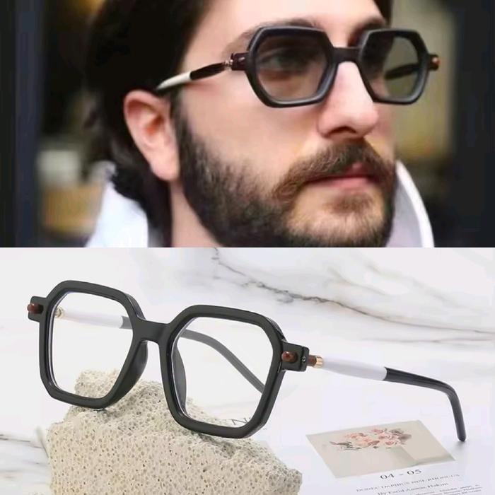 FRAME KACAMATA TAURUS STEAMPUNK KACAMATA MINUS CYLINDER ANTI RADIASI PHOTOCHROMIC LAKI-LAKI