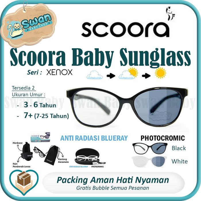 SCOORA XENOX KACAMATA ANAK ANTI RADIASI & PHOTOCROMIC