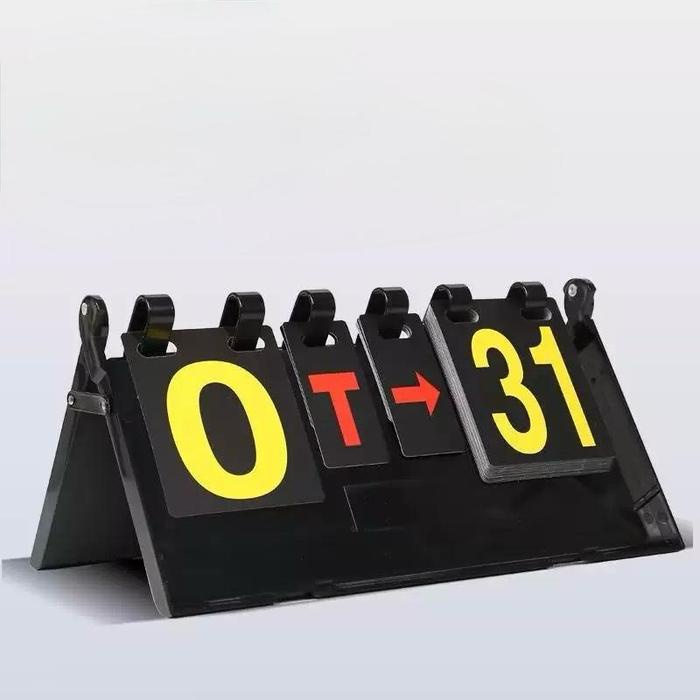 TERBARU POTENCE PAPAN SCORE 4 DIGIT / PAPAN SCORE BOLA FUTSAL VOLLY BADMINTON BULU TANGKIS / PAPAN