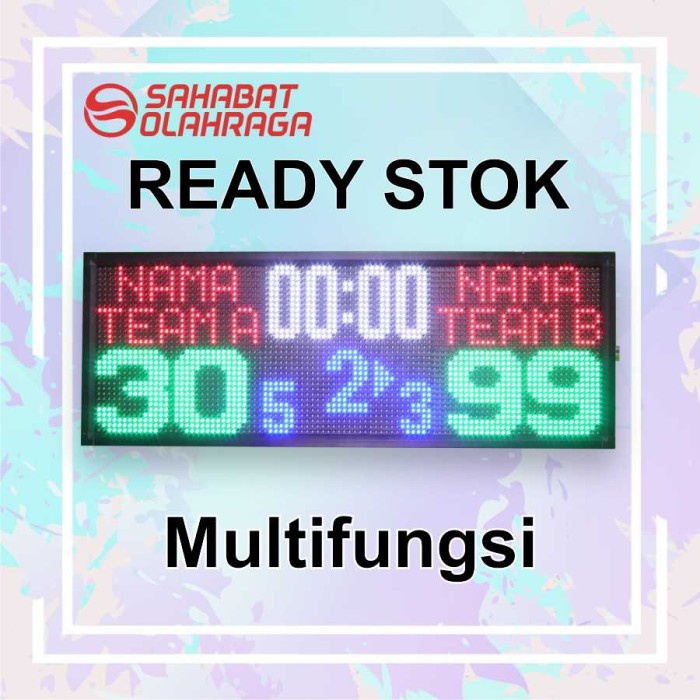 PROMO Score Board Futsal Papan Skor Digital Wireless Scoreboard Outdoor