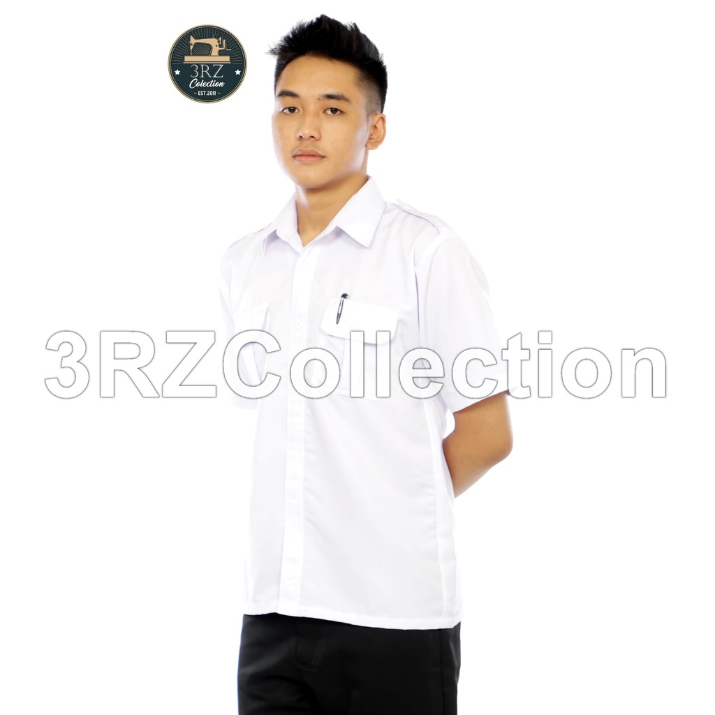Kemeja Pdh Putih Baju Putih PNS Pria Baju PNS Putih Pemda Cowok Seragam PNS Putih Atasan Putih Pns