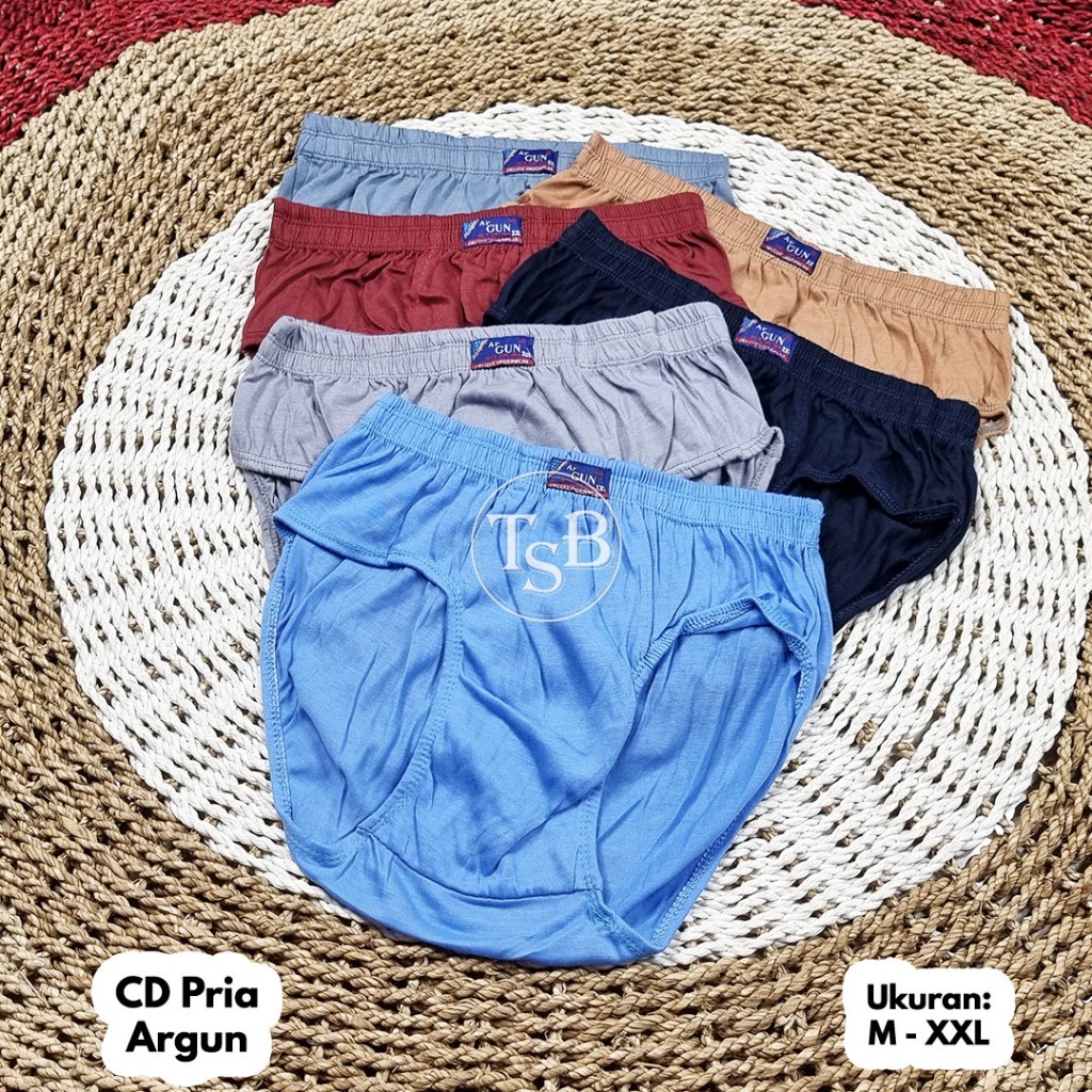 6 Pcs Celana Dalam Crocodile CD Pria Celana Dalam Pria Sivatex Crocodile M L XL XXL