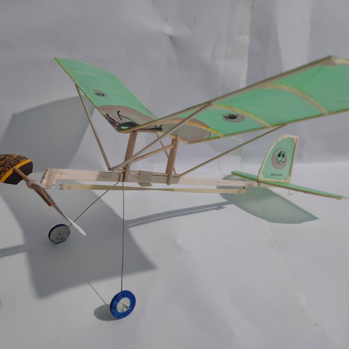 pesawat tenaga karet sky rat