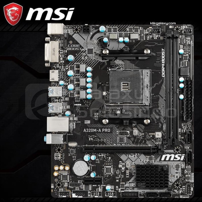 Ready MSI A320M-A PRO (AM4, A320, DDR4)