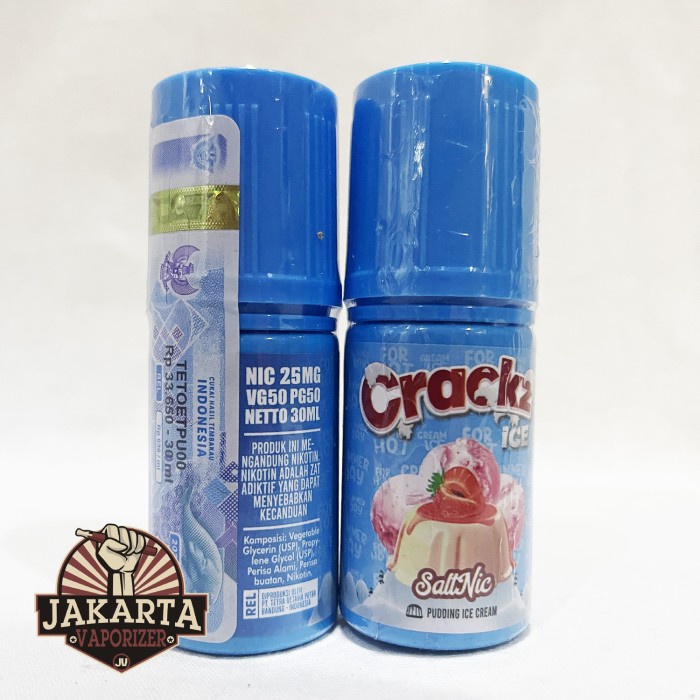 ID [SALT] CRACKZ ICE V4 PUDDING ICE CREAM SALTNIC 30ML BY TETRA X VO