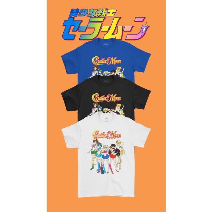 Styla-KAOS ANIME : SAILOR MOON VINTAGE ANIME T-SHIRT