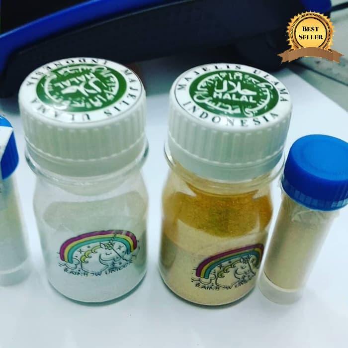 

100 GRAM SILVER PERAK HALAL METALLIC LUSTRE DUST GRAY EDIBLE BUBUK