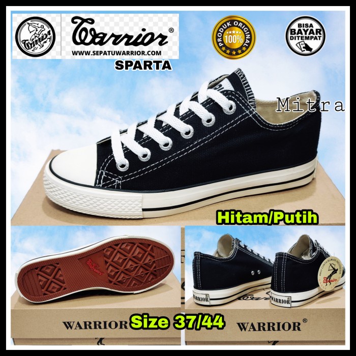 Sepatu Warior/Warrior Sparta LC Sepatu Sekolah SIZE.37~43 Ori Murah