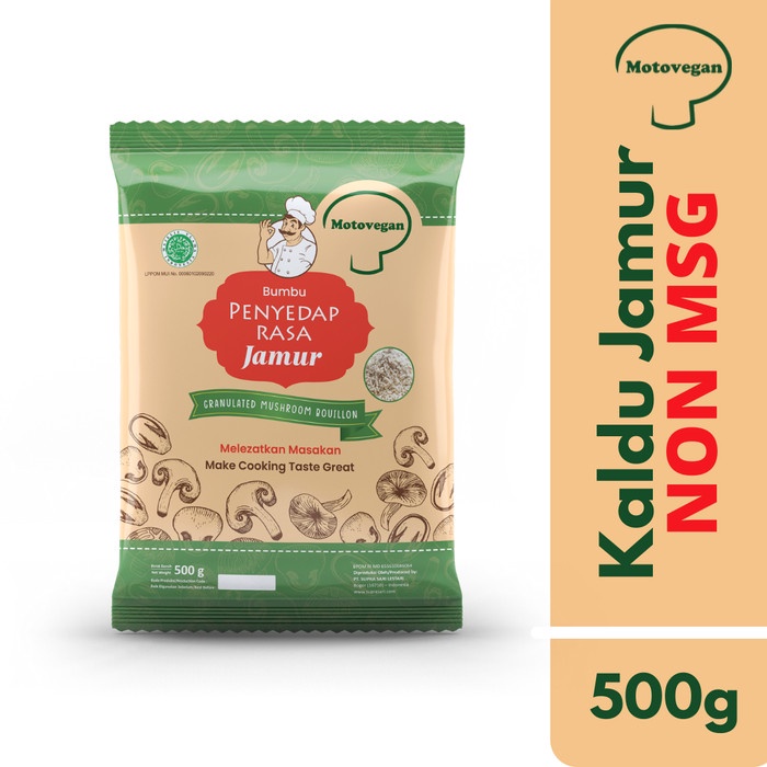 

ZidaPax Motovegan Kaldu Jamur Penyedap Rasa Tanpa MSG 500 Gram