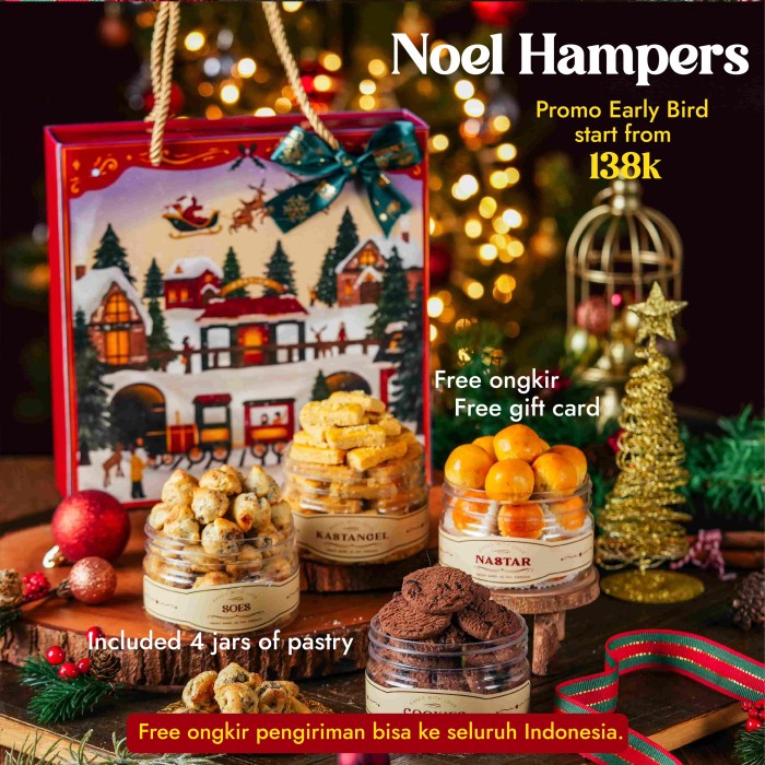 

HAMPERS NATAL PARCEL KUE KERING / PAKET NATAL / PARCEL NATAL ISI 2