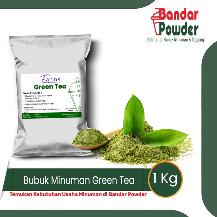 

Bubuk Matcha Green Tea 1kg - Supplier Topioka Pearl dan Powder Minuman