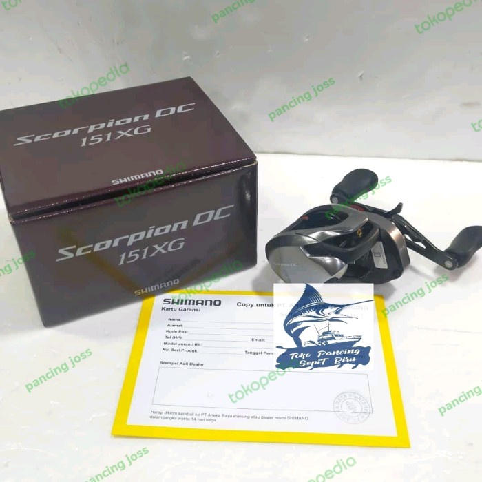 Ready Reel BC SHIMANO SCORPION DC 151XG LEFT NEW 2021