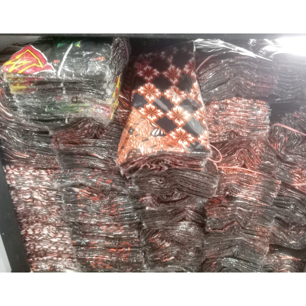 12 pcs slayer motif batik dan motif gambar model segi empat berbahan dasar halus