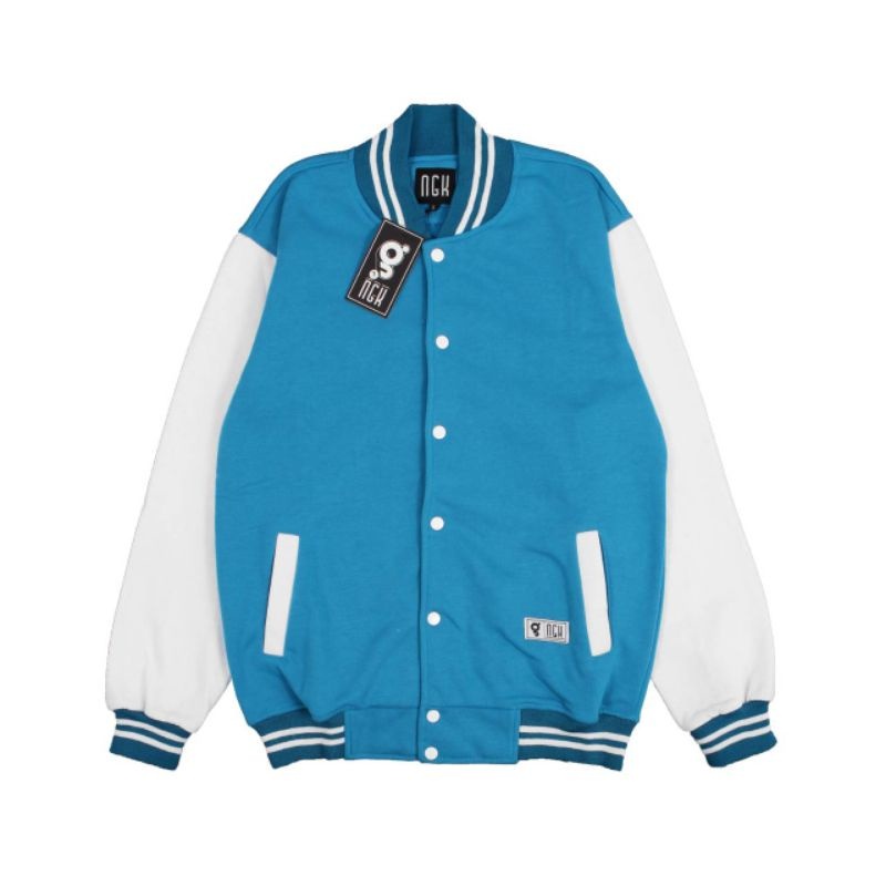Jaket Varsity Polos Pria Wanita Jacket Baseball Distro Original