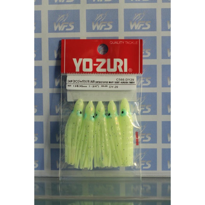 Ready Umpan Yozuri Octopus Wavy Skirt Aurora 1.5