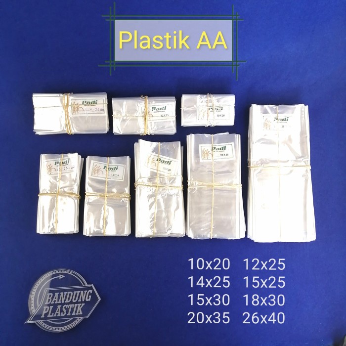 New Plastik AA tipis bening GROSIR kiloan