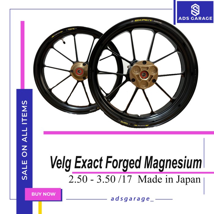 [BCS] Velg Exact Forged Magnesium Made in Japan