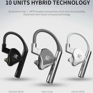 KZ E10 TWS 10 Driver 4BA+1DD APTX Hybrid Qualcomm Bluetooth In Ear